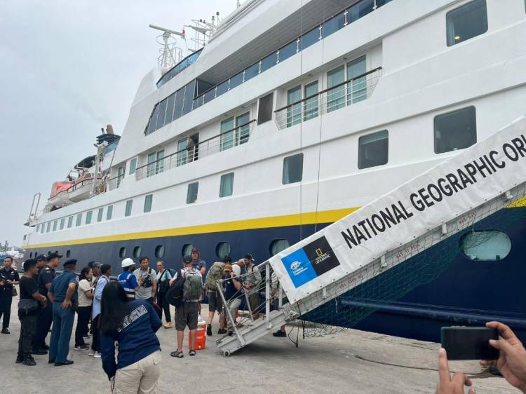 National Geographic Orion di Pelabuhan Belawan, Dorong Pariwisata Sumut