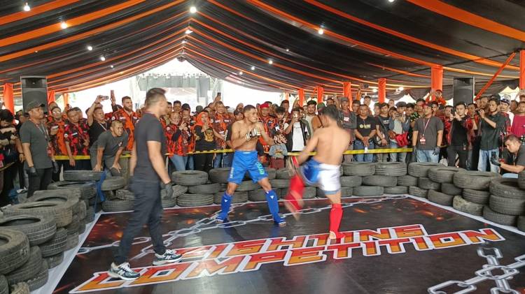 Semarak..!!! Pelantikan MPW Pemuda Pancasila Sumut di Lapangan Benteng