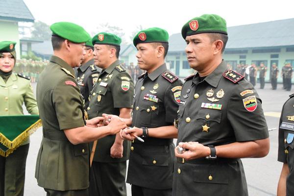 Jabatan Kasiter dan 4 Dandim di Wilayah Korem  031/Wira Bima Diserahterimakan