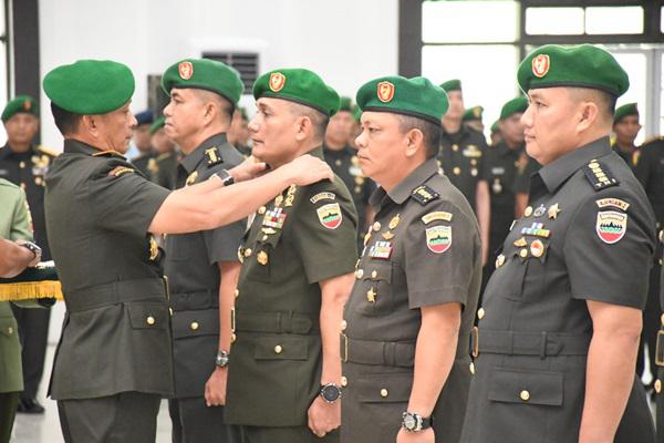 Jabatan Danrindam, Asintel dan Kaajendam I/BB Diserahterimakan