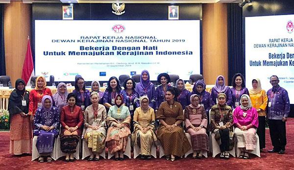 Syahputri Hefriansyah Hadiri Rakernas  Dekranas di Jakarta