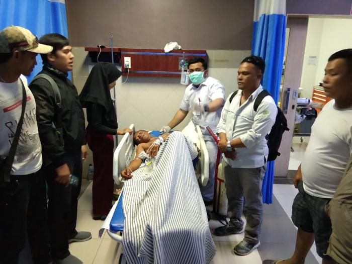 Sejumlah OTK Keroyok Anggota OKP dan Rusak Kantor di Biru-biru