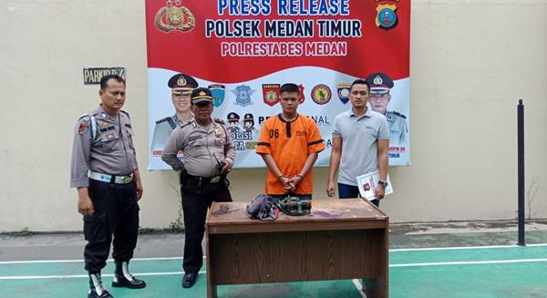 Aksi Terekam CCTV, Maling Motor di Kampus UMSU Ini Berhasil Diringkus
