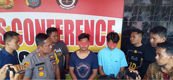   Polres Asahan Tangkap 2 Orang Penyusup Dalam Aksi Demo