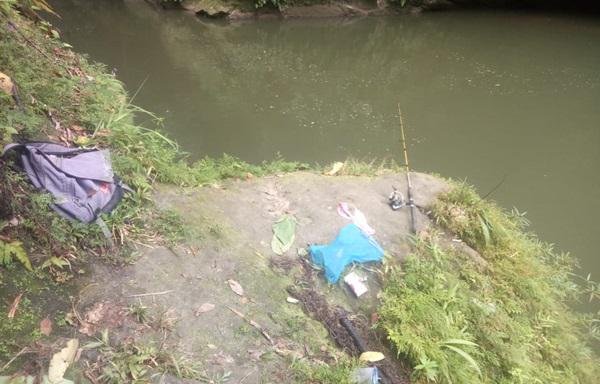 Diduga Hanyut, Pemancing Ini Tinggalkan Peralatannya di Bantaran  Sungai Aek Silau