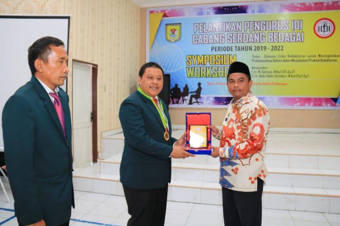 Pelantikan Pengurus Ikatan Dokter Indonesia Pemkab Sergai