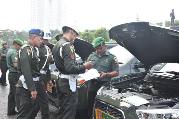 Tim Gabungan Kodam I/BB Cek Kelengkapan  dan Tes Urine para Pengemudi Randis