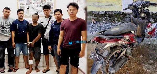 Tersangka Curanmor di Sibolga Tersungkur Dibedil Satgassus