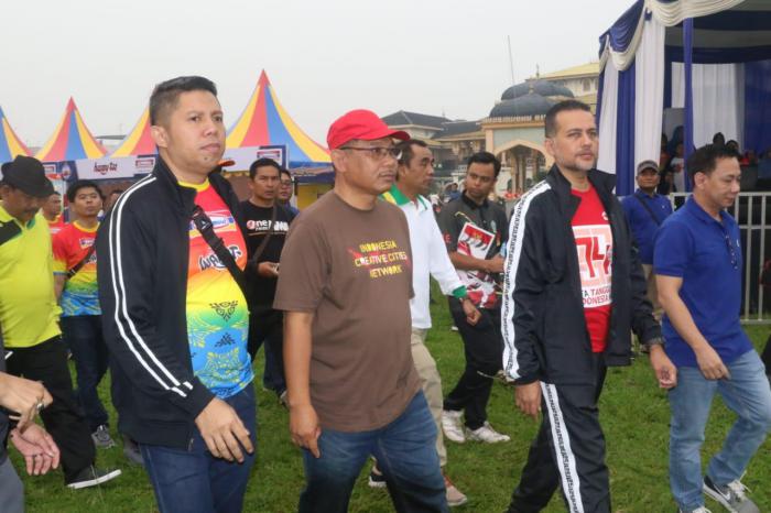 Wakil Wali Kota Lepas Fun Bike I-Radio & Indomaret