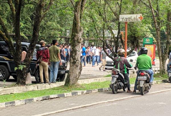 Berawal Dari Geber Motor, Dua Kelompok Mahasiswa di USU Bentrok