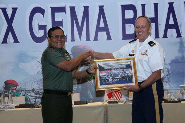 Latihan Staf Gema Bhakti 2019 Latihkan Perpaduan Kerjasama Staf TNI dan AS