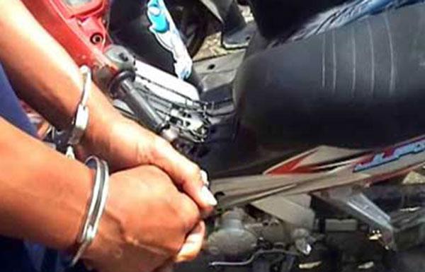 Dua Tersangka Spesialis Curi Dompet dan uang Dalam Jok Sepeda Motor Babak Belur