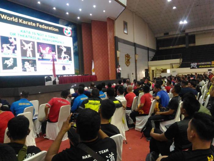 126 Wasit FORKI Ikuti Seleksi Kejuaraan Karate Piala Panglima TNI