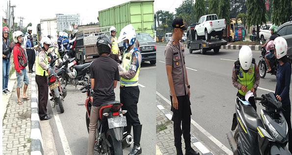 Operasi Patuh Toba, Polsek Patumbak Jaring 22 Pengendara