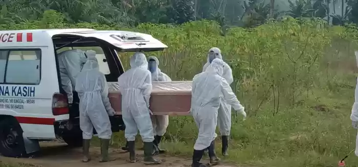 Kembali Warga Tebing Tinggi   Probable Covid-19 Meninggal Dunia