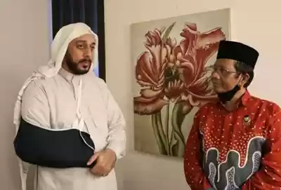 Syekh Ali Jaber Berkunjung ke Rumah Menko Polhukam