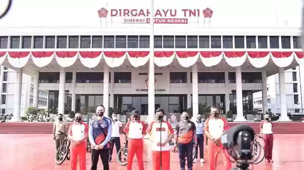 Panglima TNI Buka Lomba Bersepeda TNI-Pacific Virtual Fun Bike Tahun 2020