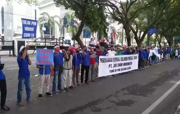 PT Jui Shin Indonesia PHK 197 Orang,  Buruh Sebut Pemprovsu dan DPRD Sumut Tutup Mata