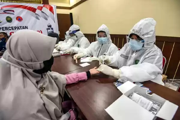 40 Kafilah PSP Jalani Rapid Test Sebelum Berangkat ke MTQ Tingkat Provinsi Sumut 2020