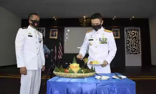  Upacara HUT TNI AL ke 75 Secara Virtual, di Saksian Komandan Lantamal I Belawan