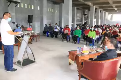 Akhyar Ajak Jemaat Gereja HKBP Simpang Marindal Yok Bikin Cantik Medan
