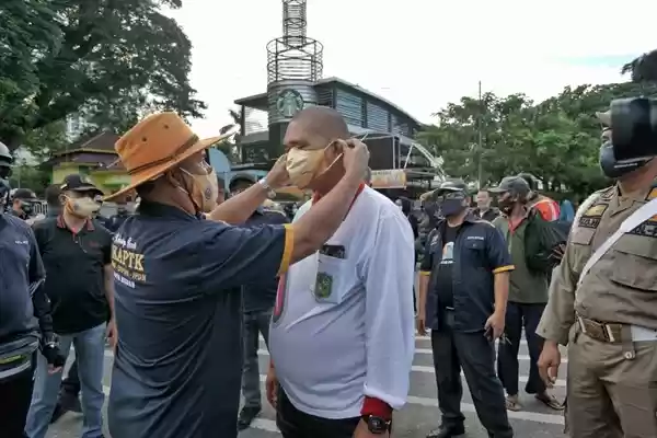 Pemko Medan Apresiasi IKAPTK Bagi 10 Ribu Masker Gratis
