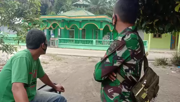 Musholla Al-Ubudiyah, Tampak Cantik Terima Kasih Kodim 0208/Asahan