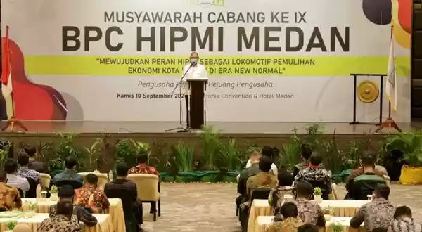 HIPMI Diharapkan Bangkitkan Perekonomian Kota Medan di Tengah Pandemi 