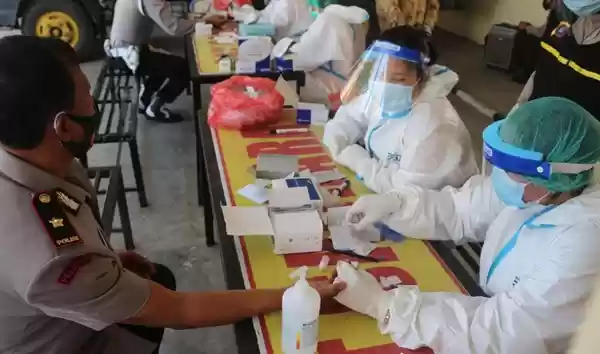 225 Personil Polri Amankan MTQ ke 37 Provsu Jalani Rapid Test