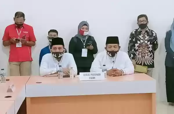 Pasangan Roja Resmi Daftar ke KPU Labuhanbatu