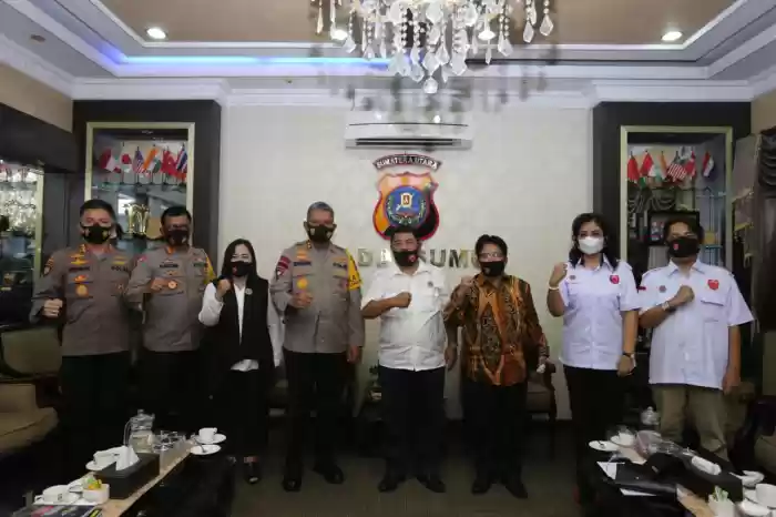 Kapoldasu Silaturahmi dengan Dewan Pengurus Pusat Komite Masyarakat Danau Toba