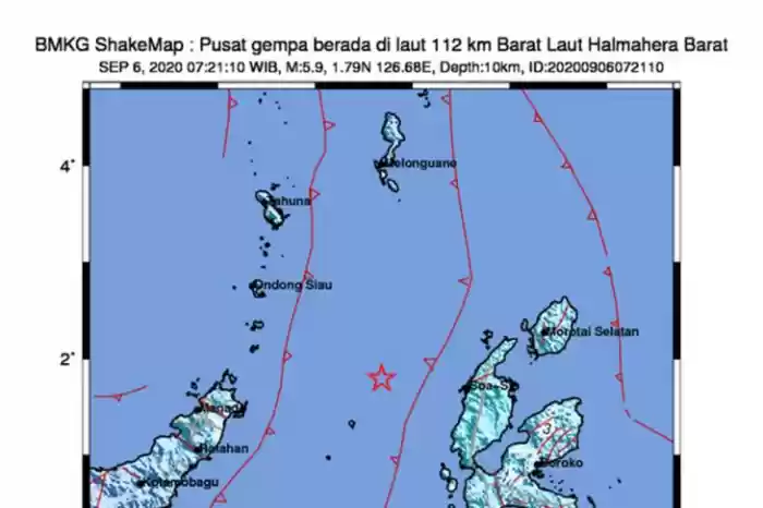 Masyarakat Halmaera di Kejutkan Gempa Bumi