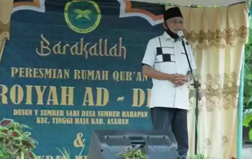 Rumah Qur'an Dan Taman Pendidikan Qur'an Rodiyah Ad-din Diresmikan Bupati Asahan