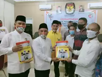 Pasangan ASRI Cuma Diusung Partai Golkar,  PAN Ditolak KPU Labuhanbatu