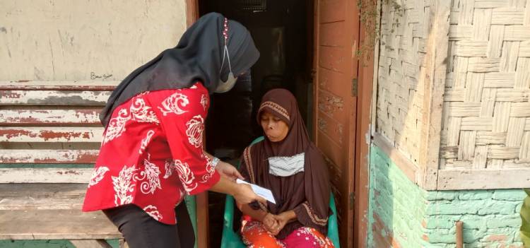 PDAM Tirtanadi Beri Santunan kepada Penderita Kanker Mulut