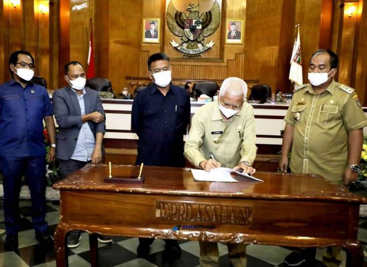 Sebesar 1,7 Trilyun Rupiah P-APBD Kabupaten Asahan Disetujui DPRD