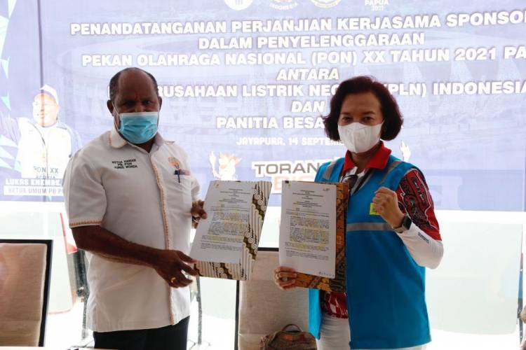 Guna Mendukung Penyelenggaraan PON XX Papua PLN Bersedia Menggelontorkan Rp 313 Miliar