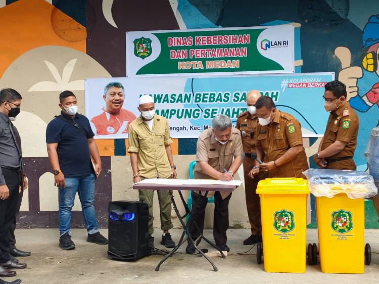 Kampug Sejahtera, Contoh Kawasan Bebas Sampah