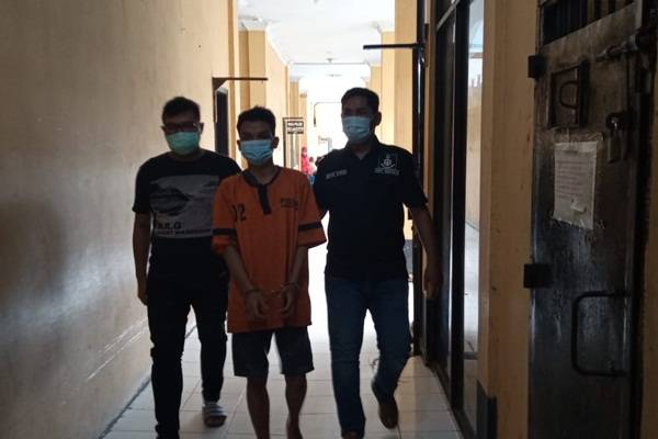 Terekam CCTV, Dua Pencuri Kotak Infak Mesjid Jami Sentosa Berakhir di Bui