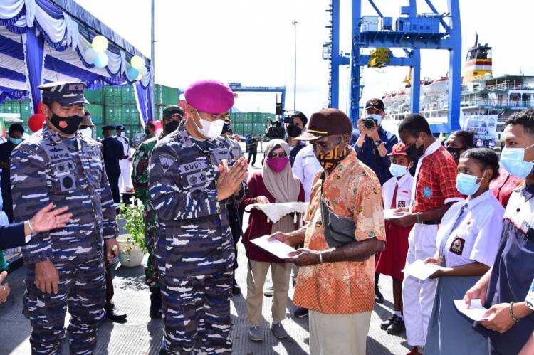 Komandan Pasmar 3 Hadiri Peringatan Hari Perhubungan Nasional Ke-76