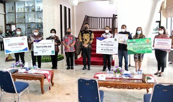 Pemko Medan Kembali Menerima Bantuan Donasi PPKM Dari Pihak Swasta
