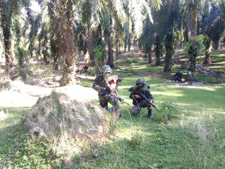 Yonzipur 1/Dhira Dharma Melaksanakan Lattis  Sawit Seberang