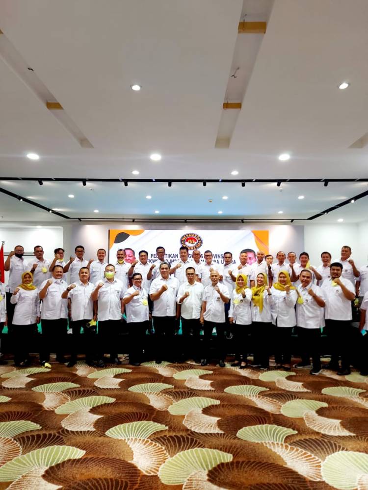 Ketum PB TI HM Lantik Pengprov TI Sumut Masa Bakti 2021 &ndash; 2025