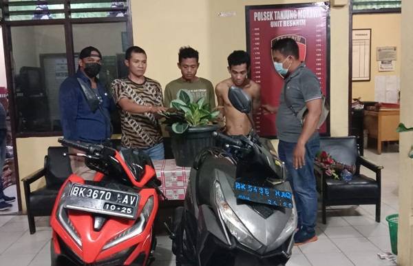 Polisi Gulung Sindikat Pencuri Bunga Medan, Siantar dan Deli Serdang