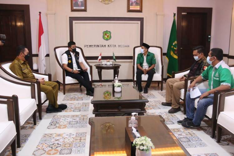 Wali kota Medan Ajak GP Ansor Kota Medan Mendukung Program Masjid Mandiri