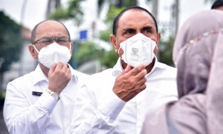 Gubernur Edy Rahmayadi : Kasus Konfirmasi Covid-19 Sumut Turun ke Angka 52