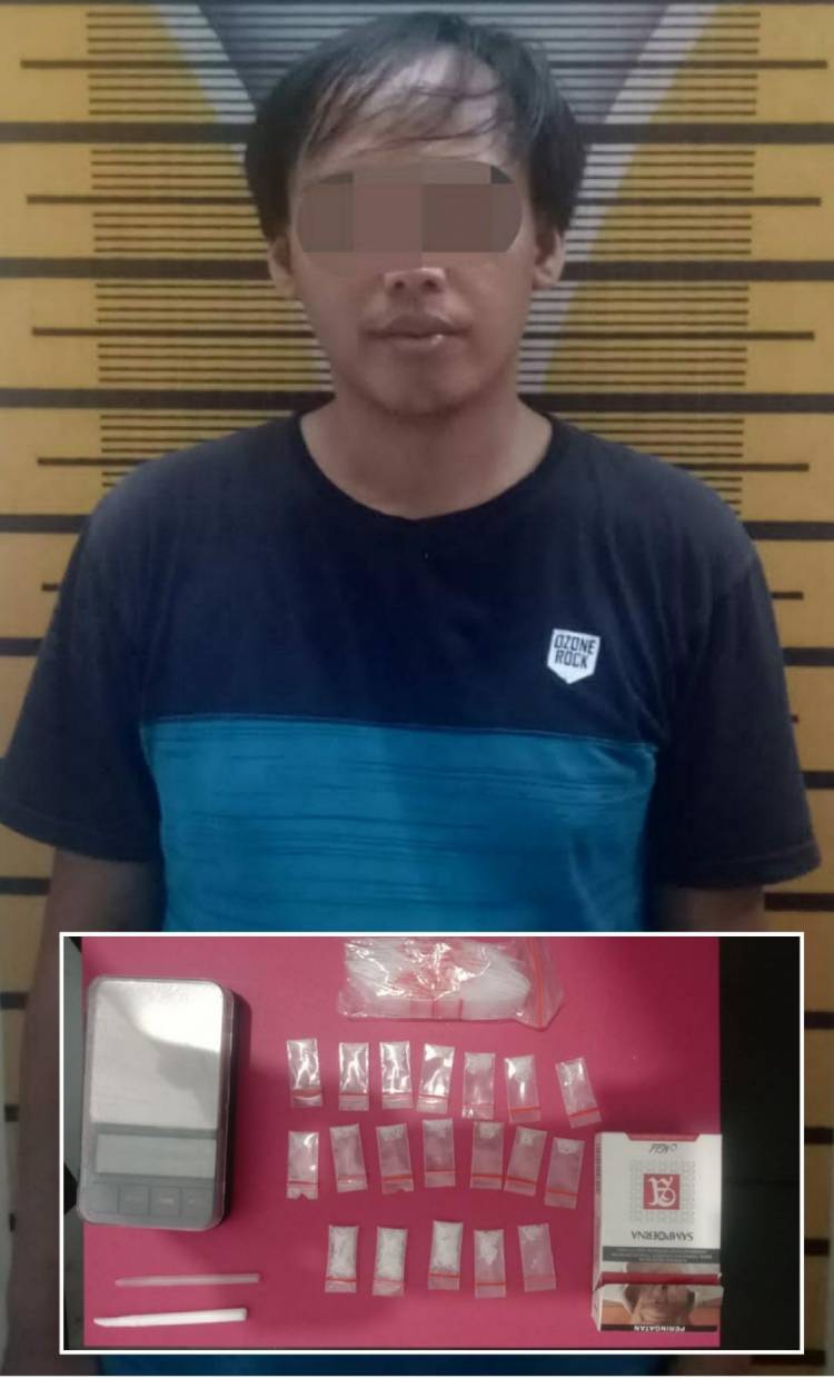 18 Paket Shabu Di Simpan Dalam Rumah Seorang Mekanik Nginap Di Sel