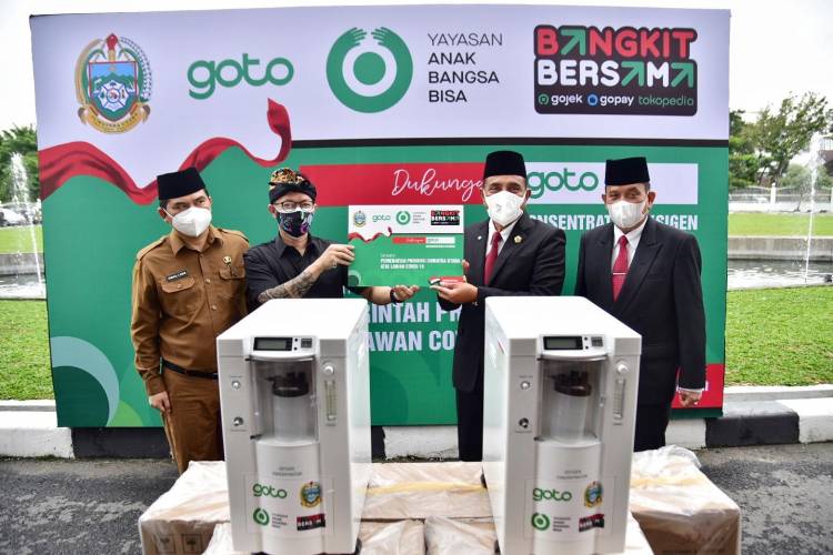 Terima 10 Konsentrator Oksigen, Edy Rahmayadi Apresiasi Dukungan Swasta Tangani Pandemi Covid-19
