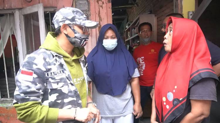 Fakar Suhartami Mulai Tahapan Renovasi Rumah Jukir Korban Perampok Bersenpi