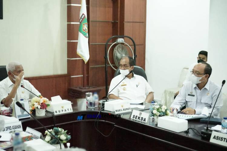 Asahan Sudah Berada di Level 2, Bupati Pimpin Rapat Evaluasi Pelaksanaan Vaksin Covid 19